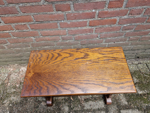 wijnrek tafel eiken vintage