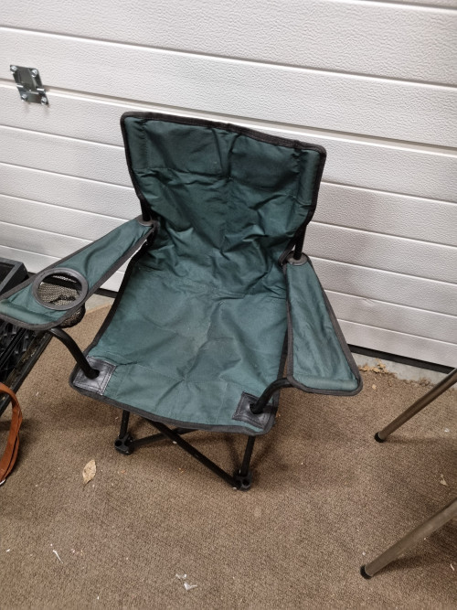 camping stoeltje groen