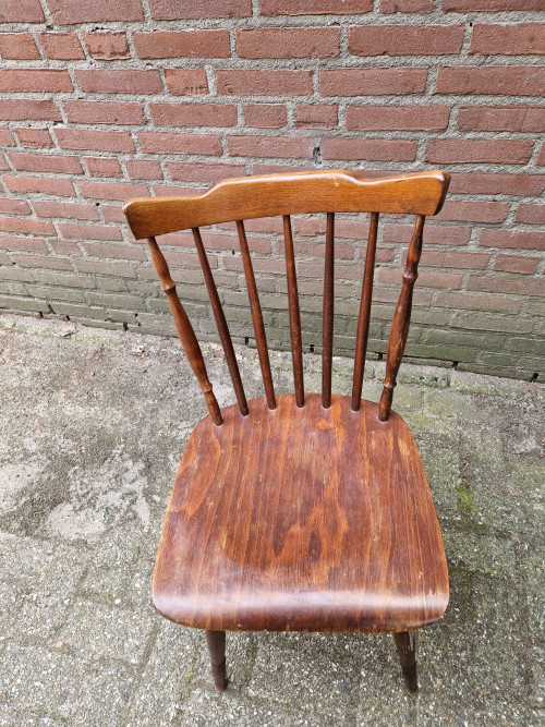 spijlen stoel vintage deens