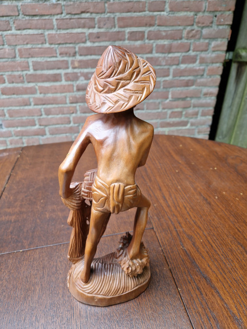 houtsculptuur balinees vintage