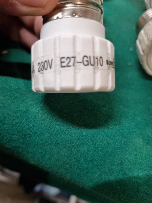 lamp verloopfitting e27 naar gu10