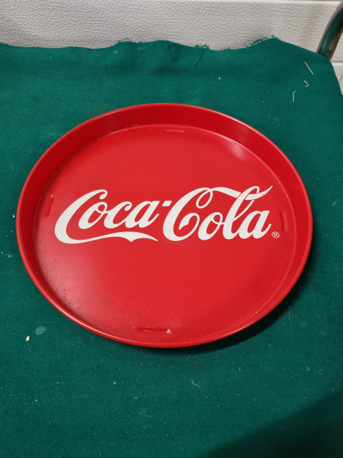 Dienblad coca cola rond